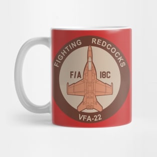 VFA-22 Fighting Redcocks - F/A-18 Mug